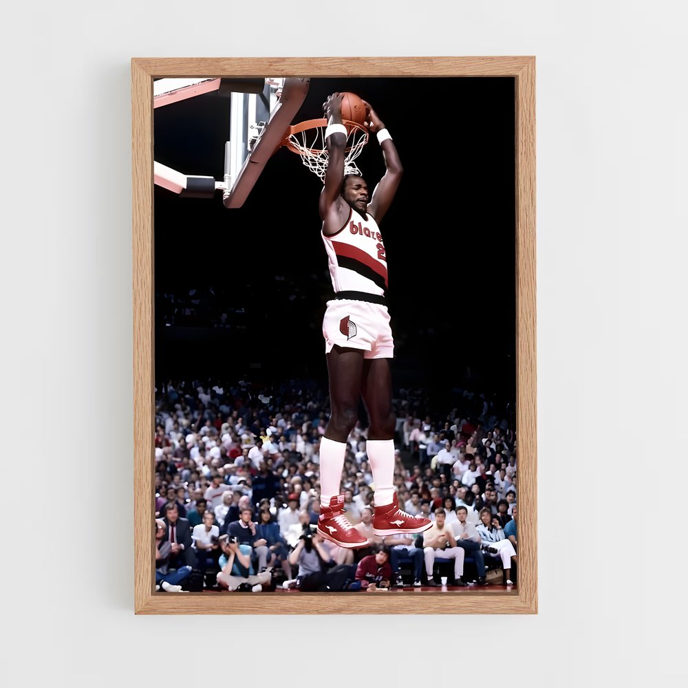 Poster Clyde drexler cadeau – affiche Basketball (vue 4)